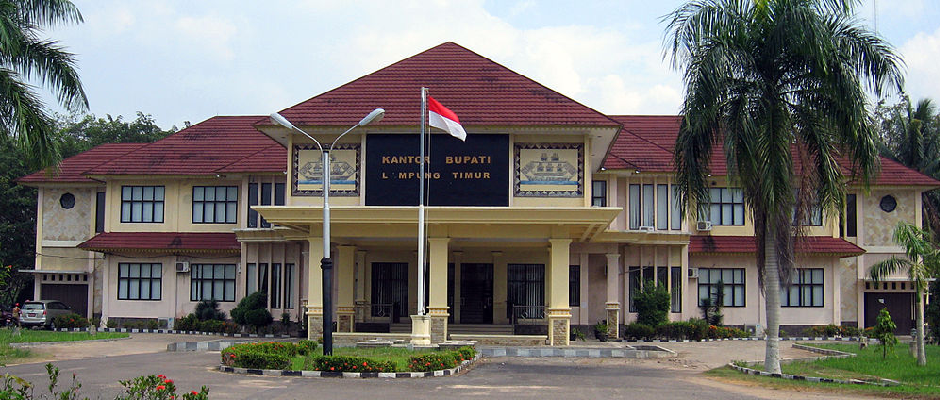 East Lampung Regent's Office, located in Sukadana, Indonesia (Credit: Crisco 1492)